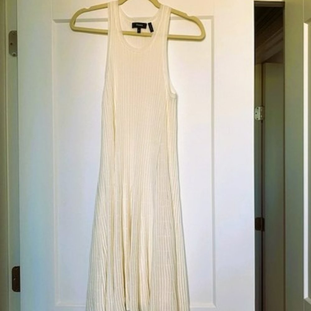 Theory Dress White (Lined)
